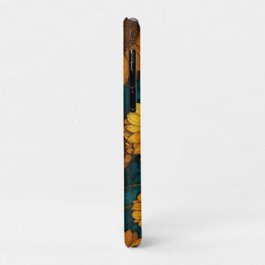 Sunflower Pattern – Summer Floral Case-Mate iPhoneケース (裏面/左)