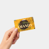 Sunflower Personalized Garden Club Badge バッジ (手持ち)