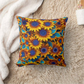 Sunflower Pillow クッション (ブランケット)