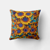 Sunflower Pillow クッション (裏面)