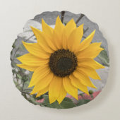 Sunflower Pillow ラウンドクッション (正面)