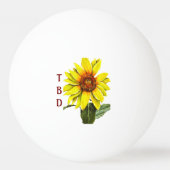 Sunflower Ping Pong Ball 卓球ボール (裏面)