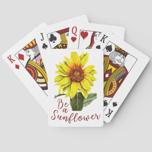 Sunflower Playing Cards トランプ (裏面)