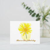 Sunflower Post card ポストカード (スタンド正面)