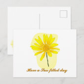 Sunflower Post card ポストカード (正面/裏面)