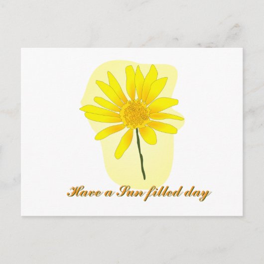 Sunflower Post card ポストカード (正面)