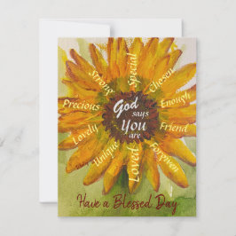 Sunflower Postcard シーズンカード
