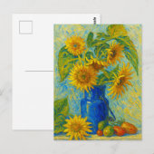 Sunflower Postcard ポストカード (正面/裏面)
