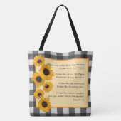 Sunflower Praise Tote トートバッグ (裏面)