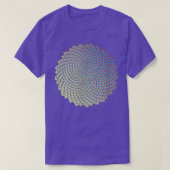 Sunflower Seeds Fibonacci Spiral Funny Math Nerd G Tシャツ (デザイン正面)