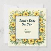 Sunflower Session Skillshare Invitation 招待状 (正面)