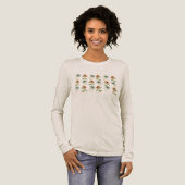 Sunflower Shirt Bella Canvas Long Sleeve トライブレンドＴシャツ (正面全体)