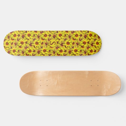 Sunflower Skateboard スケートボード (横)