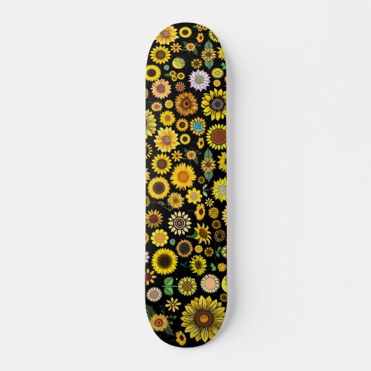 Sunflower Skateboard Deck スケートボード (正面)