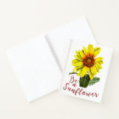 Sunflower Spiral Notebook ノートブック (内部)