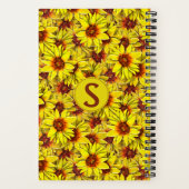 Sunflower Spiral Notebook ノートブック (裏面)
