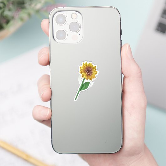 Sunflower sticker シール (スマートフォン)