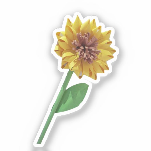 Sunflower sticker シール (正面)