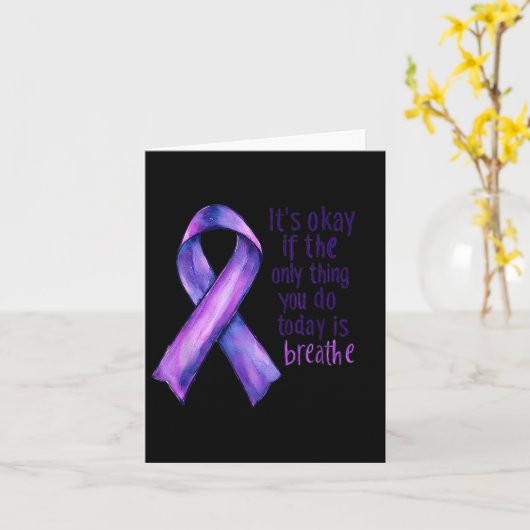 Sunflower Suicide Awareness  カード (黄色い花)