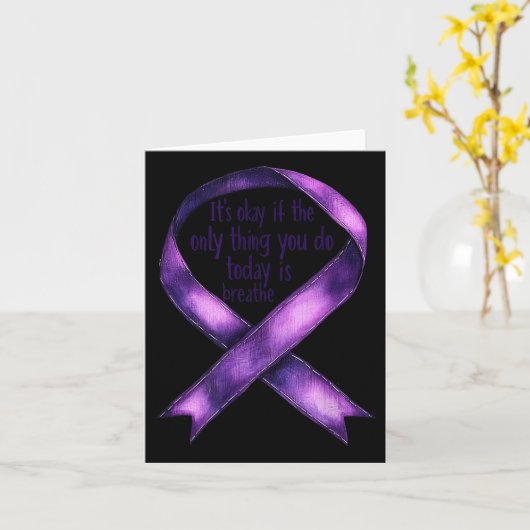 Sunflower Suicide Awareness  カード (黄色い花)