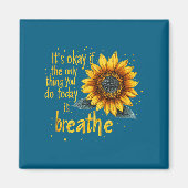 Sunflower Suicide Awareness マグネット (正面)