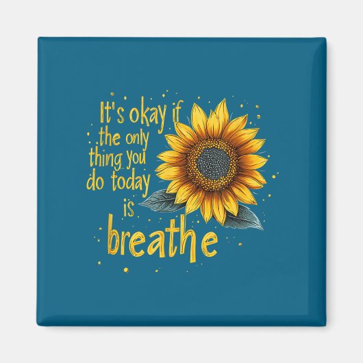 Sunflower Suicide Awareness  マグネット (正面)