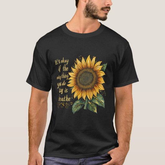 Sunflower Suicide Awareness  Tシャツ (正面)