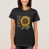 Sunflower Suicide Awareness  Tシャツ (正面)
