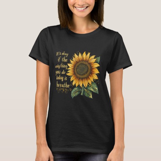 Sunflower Suicide Awareness Tシャツ (正面)