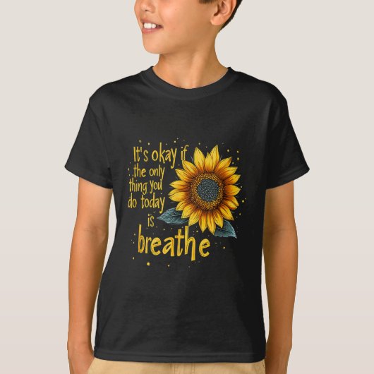 Sunflower Suicide Awareness Tシャツ (正面)