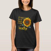 Sunflower Suicide Awareness Tシャツ (正面)