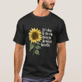 Sunflower Suicide Awareness Tシャツ (正面)