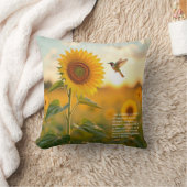 Sunflower Symbolism  クッション (ブランケット)