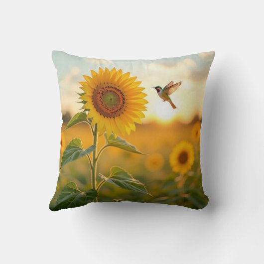 Sunflower Symbolism  クッション (裏面)