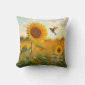 Sunflower Symbolism  クッション (正面)