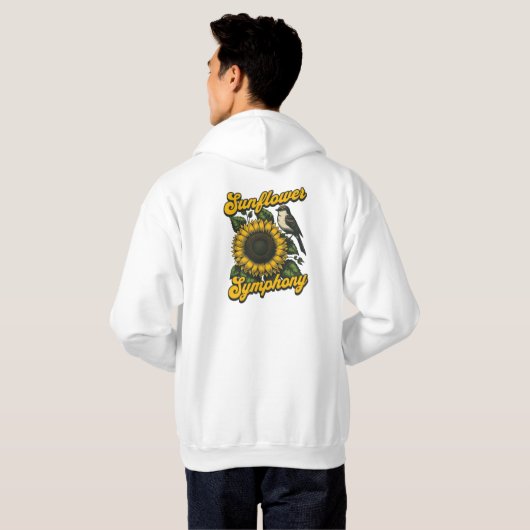 Sunflower Symphony T-Shirt パーカ (裏面フル)