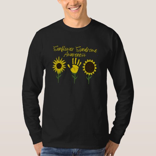 Sunflower Syndrome Epileptic Disorder Awareness_4 Tシャツ (正面)