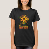 Sunflower Syndrome Epileptic Disorder Awareness Pr Tシャツ (正面)