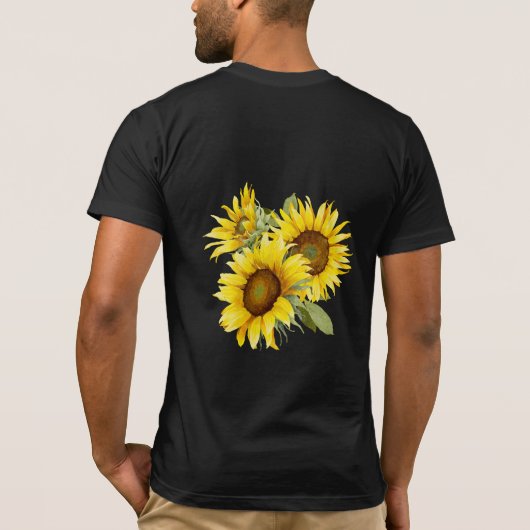Sunflower Tシャツ (裏面)