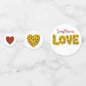 Sunflower Table Confetti コンフェッティ (正面)