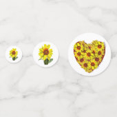 Sunflower Table Confetti コンフェッティ (裏面)