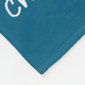 Sunflower Teal Purple Ribbon Suicide Prevention Aw フリースブランケット (角)