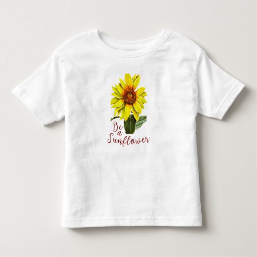 Sunflower Toddler T-Shirt トドラーTシャツ (正面)