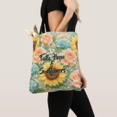 Sunflower Tote Bag トートバッグ (クローズアップ)
