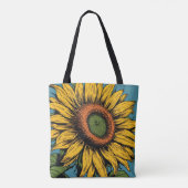 SUNFLOWER TOTE PURSE FOR MOM トートバッグ (裏面)