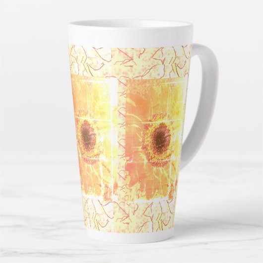 Sunflower Vendredi カフェラテマグ (右アングル)