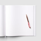 Sunflower Water Droplets Wedding Guest Books ゲストブック (内側)