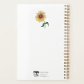 Sunflower Watercolor Annual Planner プランナー手帳 (裏面)