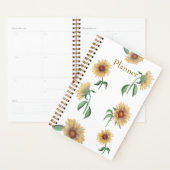 Sunflower Watercolor Annual Planner プランナー手帳 (ディスプレー)