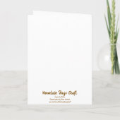 Sunflower watercolor customizable greeting card カード (裏面)